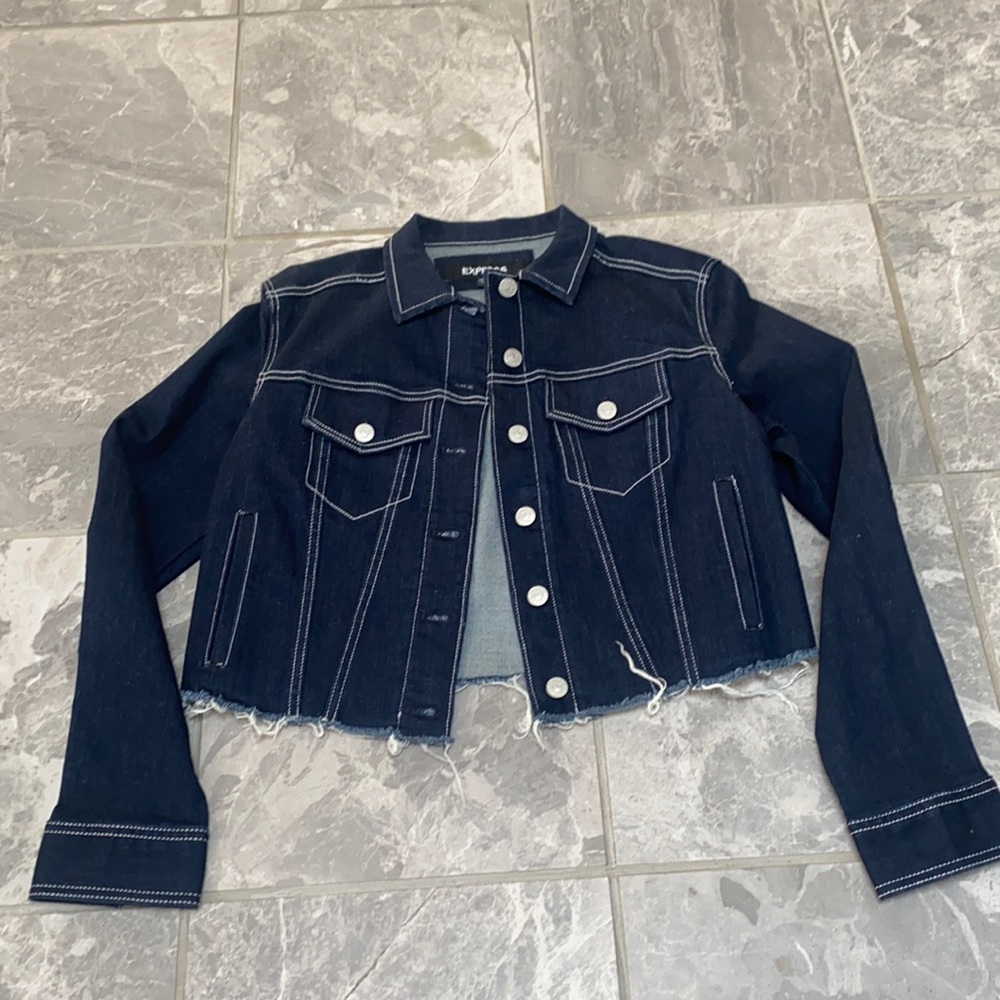 Express Reverse Stitching Jean Jacket - image 1